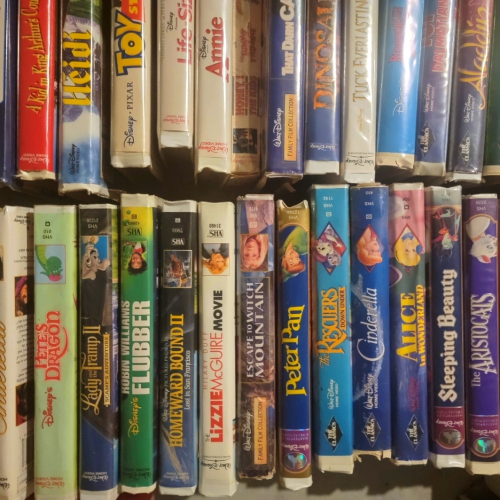 VHS, DISNEY,  WARNER BROTHERS AND PARAMOUNT CLASSICS
